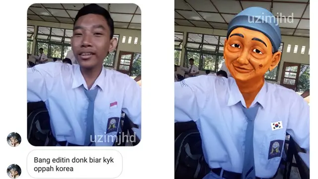 6 Editan Foto Orang Ingin Ganteng Ini Hasilnya Bikin Ketawa Geli