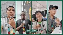 Para jurnalis Piala Dunia 2026 yang negaranya tidak lolos, yaitu Hery Kuniawan (Bola.com), Stephen Ochieng dari Kenya (dua dari kiri), Tuntat Vinijmanon (dua dari kiri), dan Prasetyo Eko Prihantono (Kompas.com). (Bola.com/Hery Kurniawan)