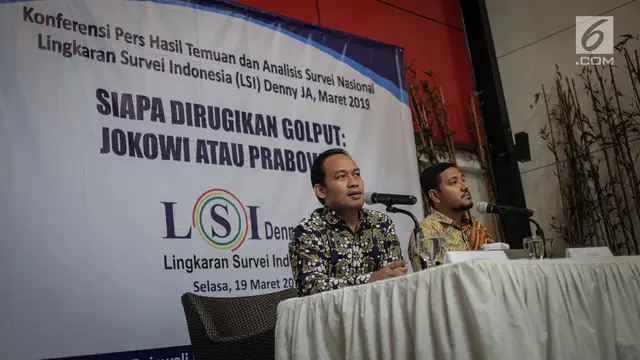 Pemilu 2019, Jokowi dan Prabowo Dirugikan Karena Golput