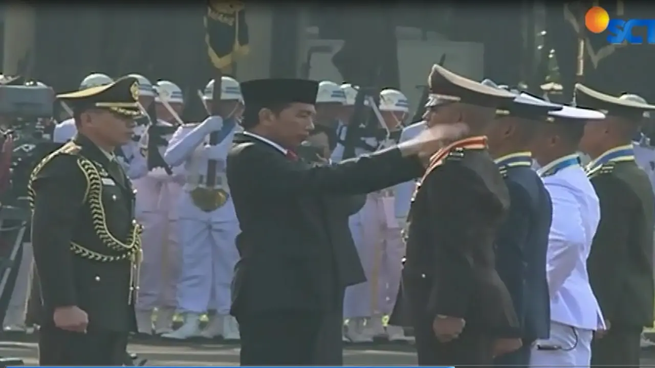 Pesan Jokowi pada 729 Perwira yang Dilantik di Istana
