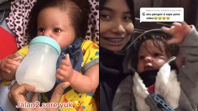 Viral Wanita Momong Boneka Bak Anak Kandung, Bikin Salah Fokus