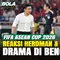 Reaksi John Herdman dan Tan Cheng Hoe di Bench Saat Indonesia vs Malaysia Berakhir 0-0