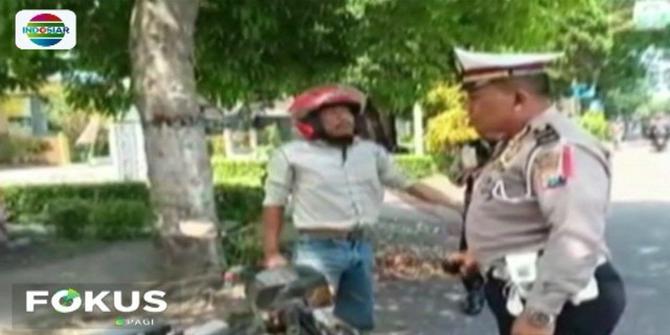 Video Viral Pria di Lumajang Ditilang Malah Ajak Polisi Berduel