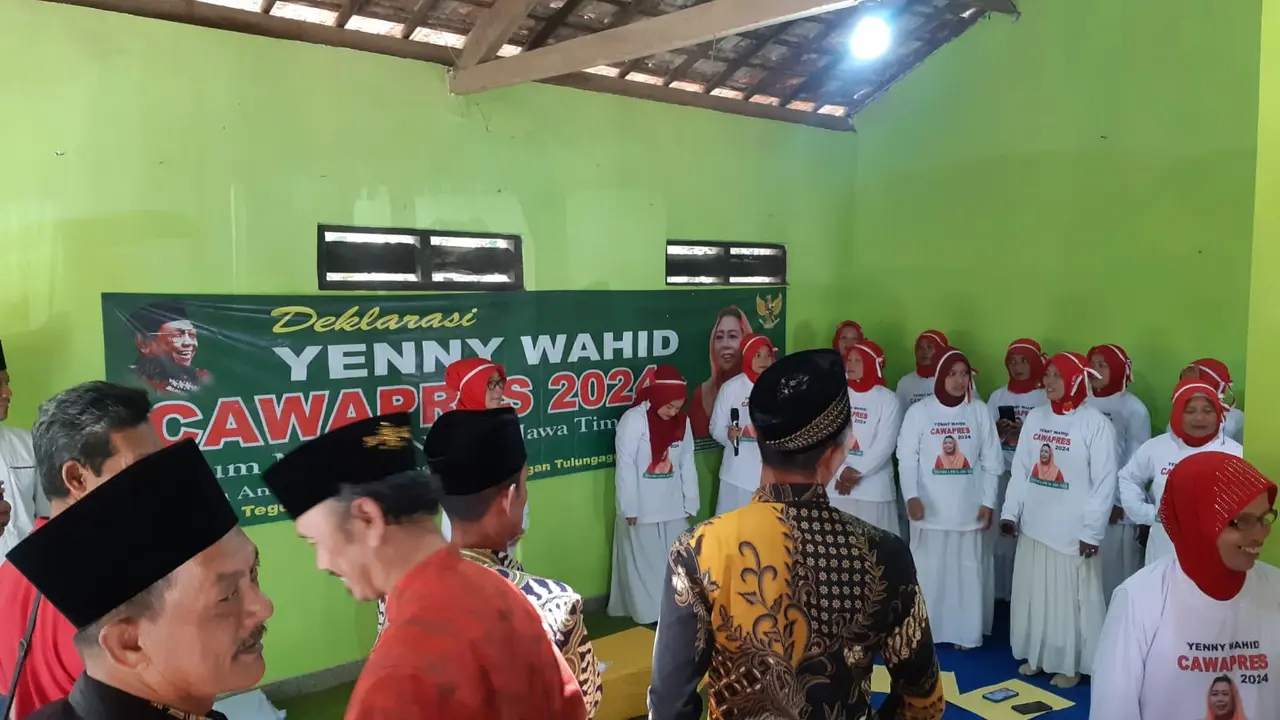 Deklarasi dukungan Yenny Wahid maju cawapres 2024. (Istimewa)