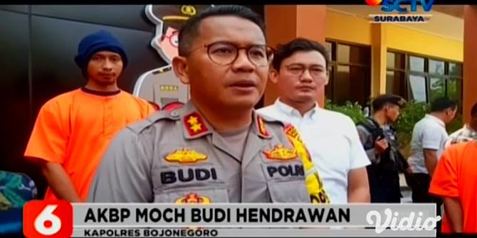 VIDEO: Polisi Bojonegoro Ringkus Pencuri Kotak Amal Musala