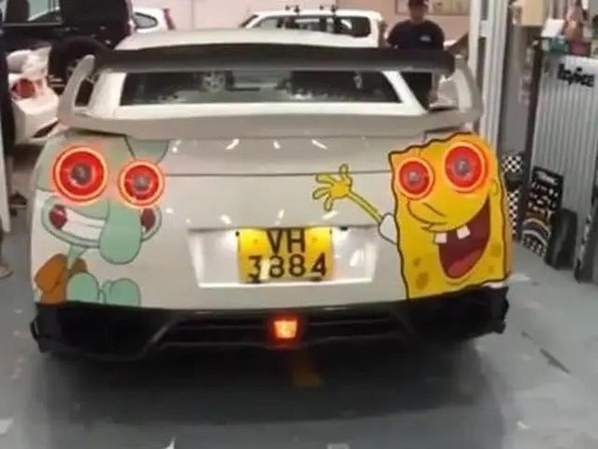 9. Spongebob yang menakutkan