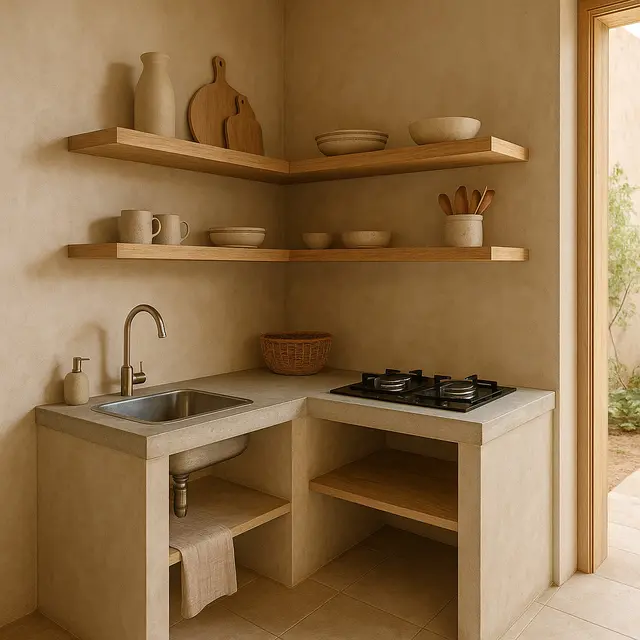 7 Desain Dapur Kecil Tanpa Kitchen Set yang Tetap Menawan, Solusi Praktis untuk Rumah Minimalis