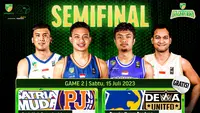 Link Live Streaming IBL Tokopedia 2023 Semifinal Game 2 di Vidio, Sabtu 15 Juli 2023. (Sumber : dok. vidio.com)