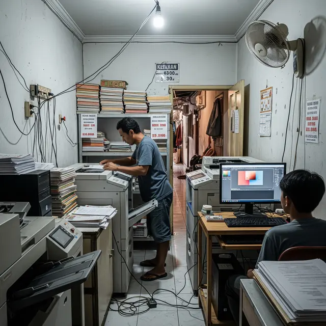 Jasa Printing dan Fotokopi Kecil