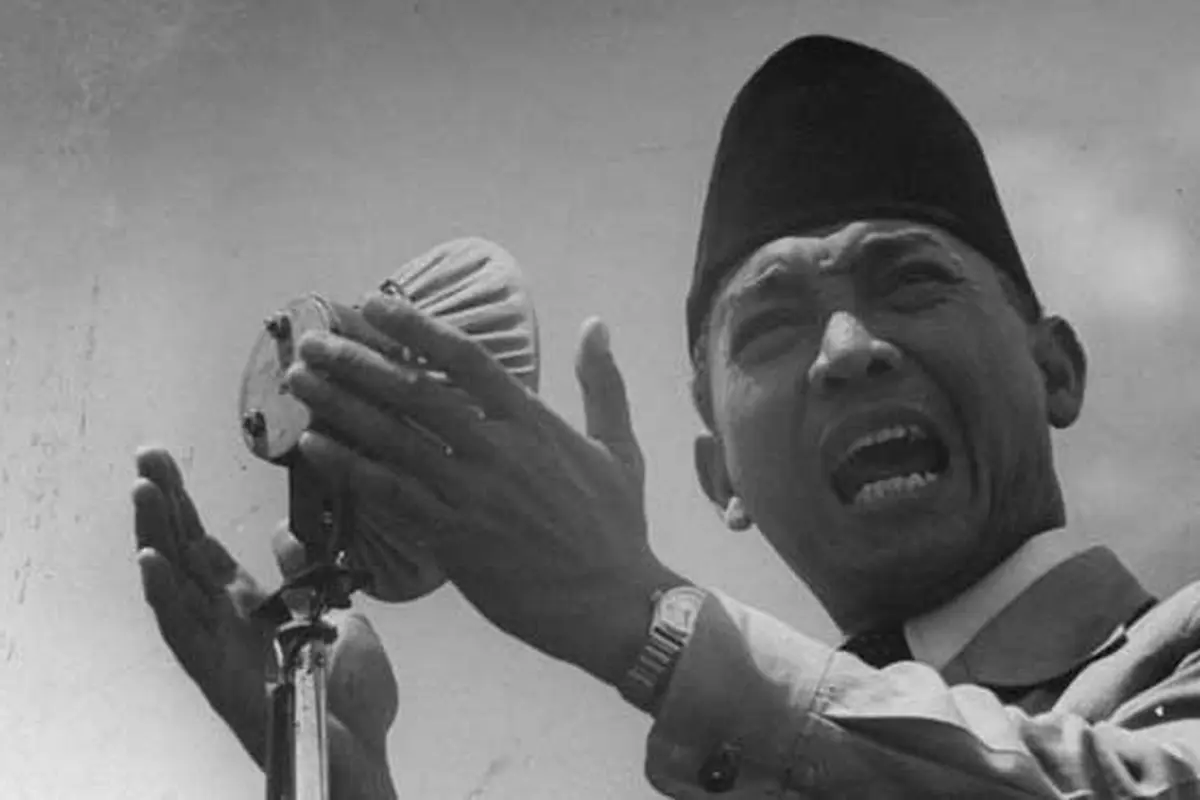 Ilustrasi Ir Soekarno Pidato KAA 1955