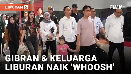 VIDEO: Libur Panjang, Gibran Ajak Keluarga ke Bandung Naik Kereta Cepat 'Whoosh'