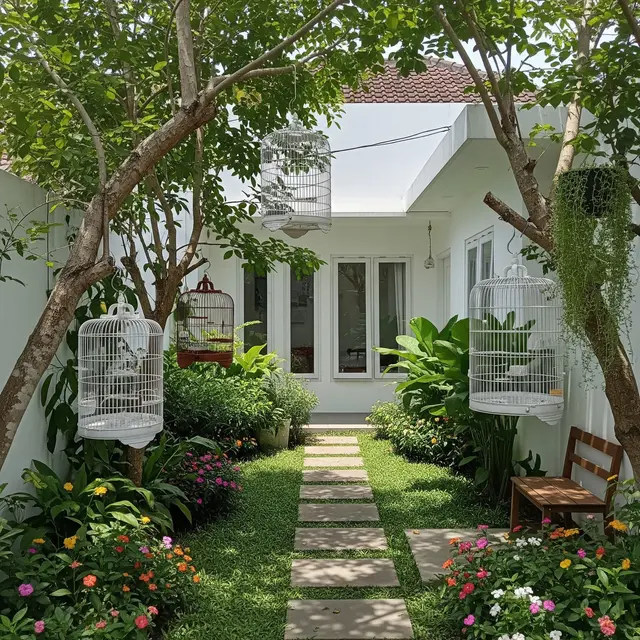 9 Transformasi Barang Bekas Jadi Kebun Cantik di Rumah