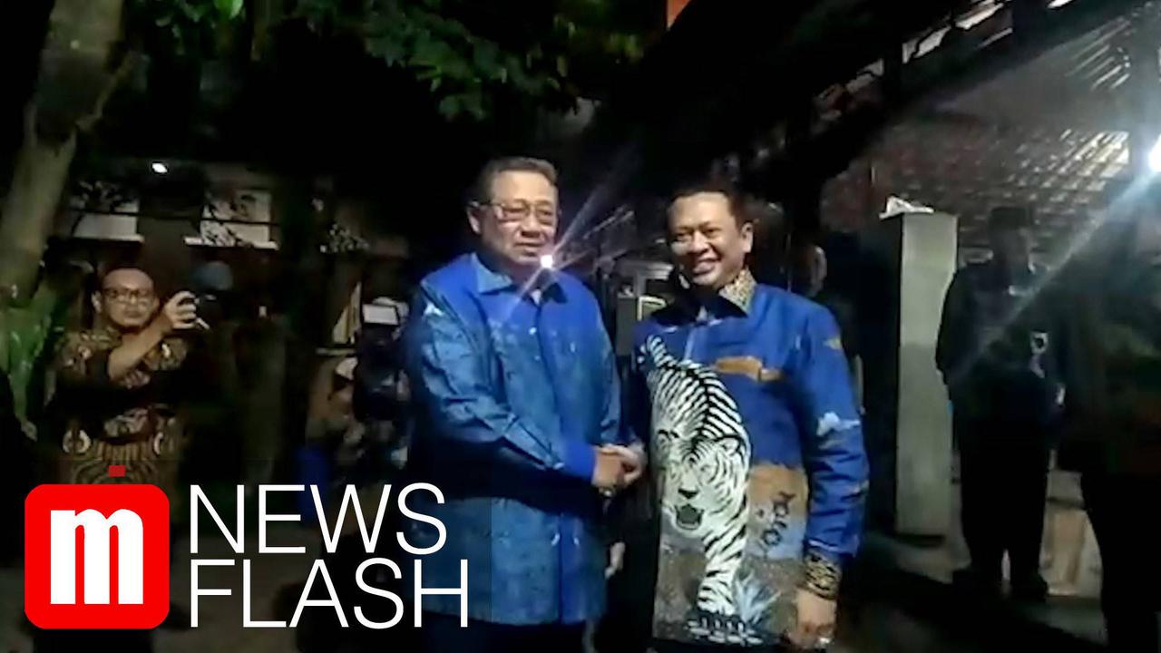 VIDEO: Rombongan MPR Sambangi Kediaman SBY di Cikeas