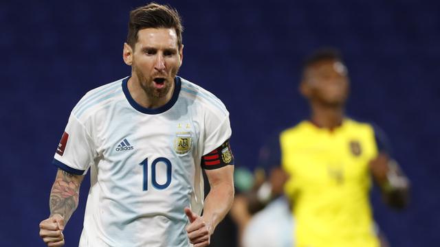 Lionel Messi Bawa Argentina Tundukan Ekuador di Kualifikasi Piala Dunia 2022