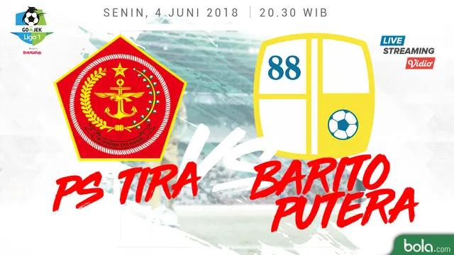 PS Tira Vs Barito Putera