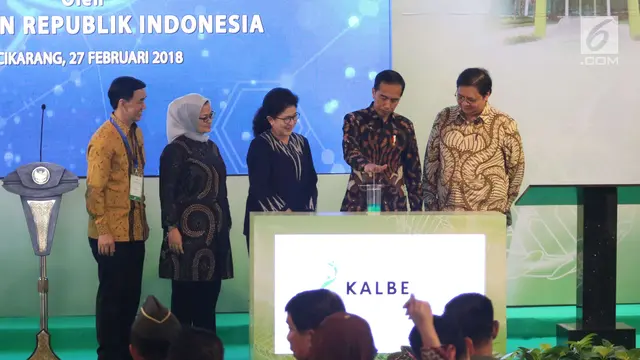 Jokowi Resmikan Pabrik Obat