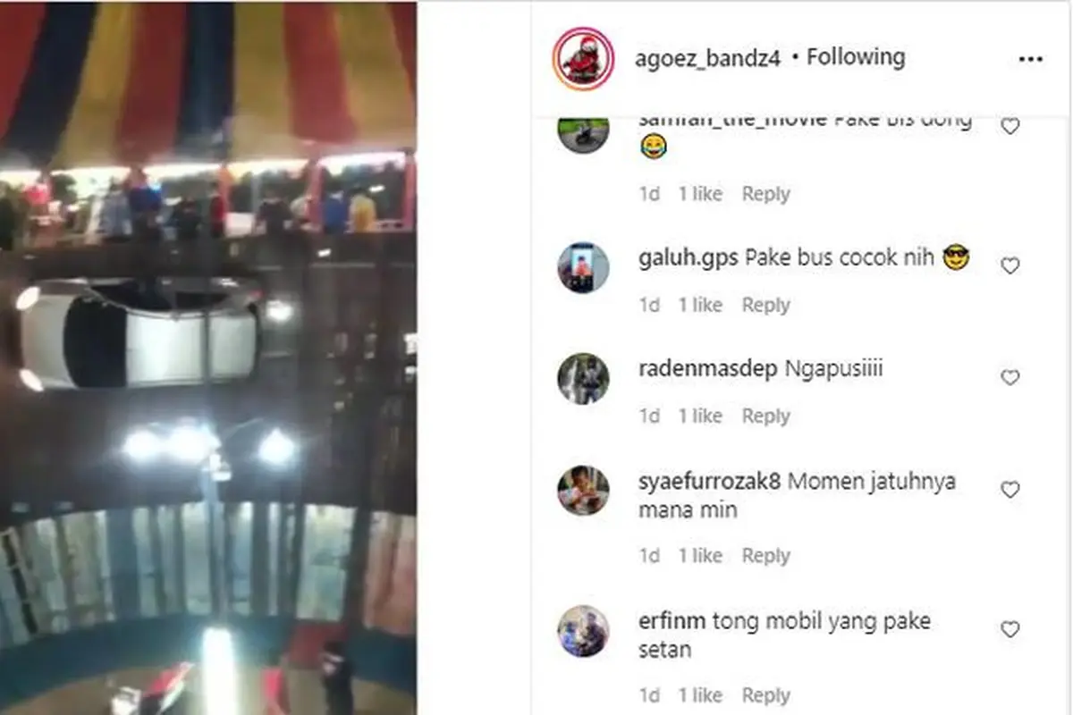 Mobil Ini Meliuk-Liuk di Atraksi Tong Setan (Ist)