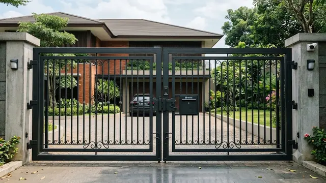 Model Pagar Besi Kokoh untuk Rumah yang Tidak Mudah Dibobol