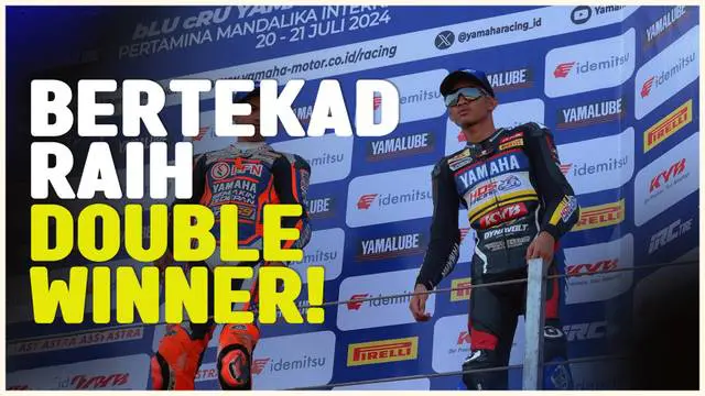 Berita video pembalap Yamaha Racing Indonesia, Arai Agaska Dibani Laksana, gagal meraih podium juara di hari pertama Yamaha Sunday Race 2024 yang diadakan di Sirkuit Mandalika, Lombok, Nusa Tenggara Barat, Sabtu (20/7/2024).