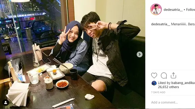 Dede Satria (Foto: Instagram)