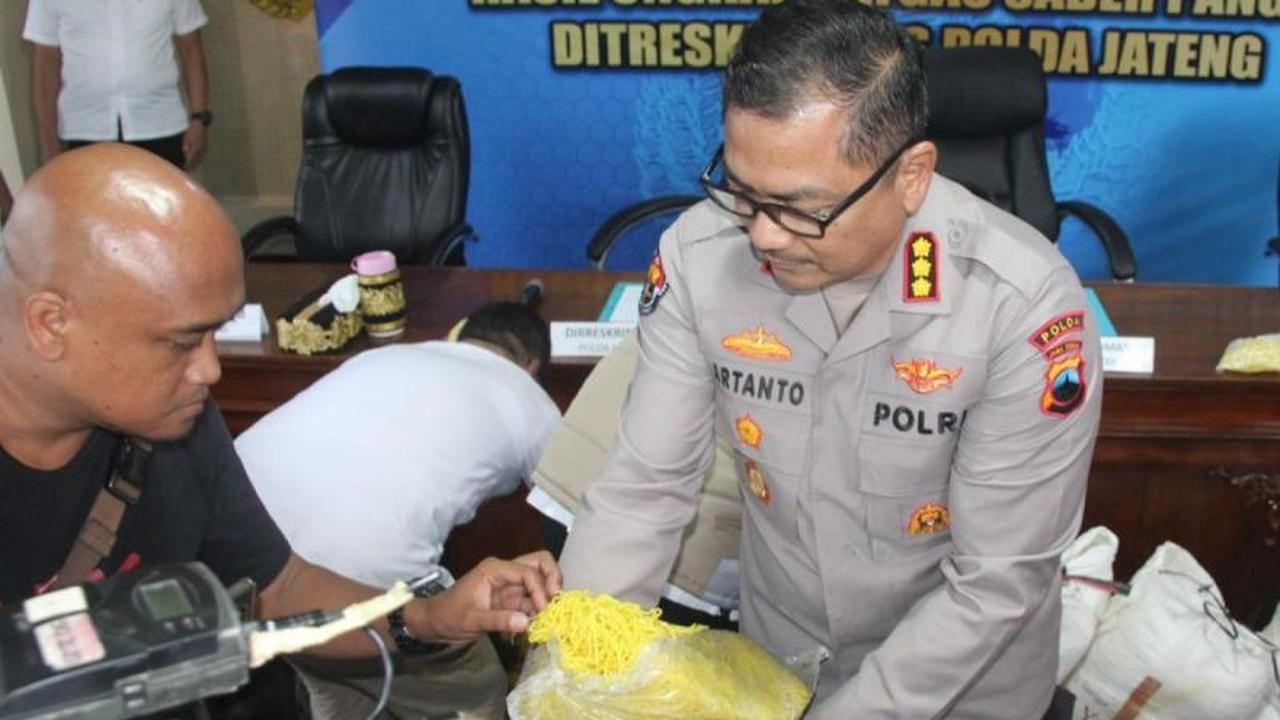 Polda Jateng Ungkap Pabrik Mi Berformalin di Boyolali, Produksi 1,5 Ton Per Hari