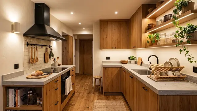 Desain Dapur Tanpa Jendela agar Tidak Pengap/AI Generated