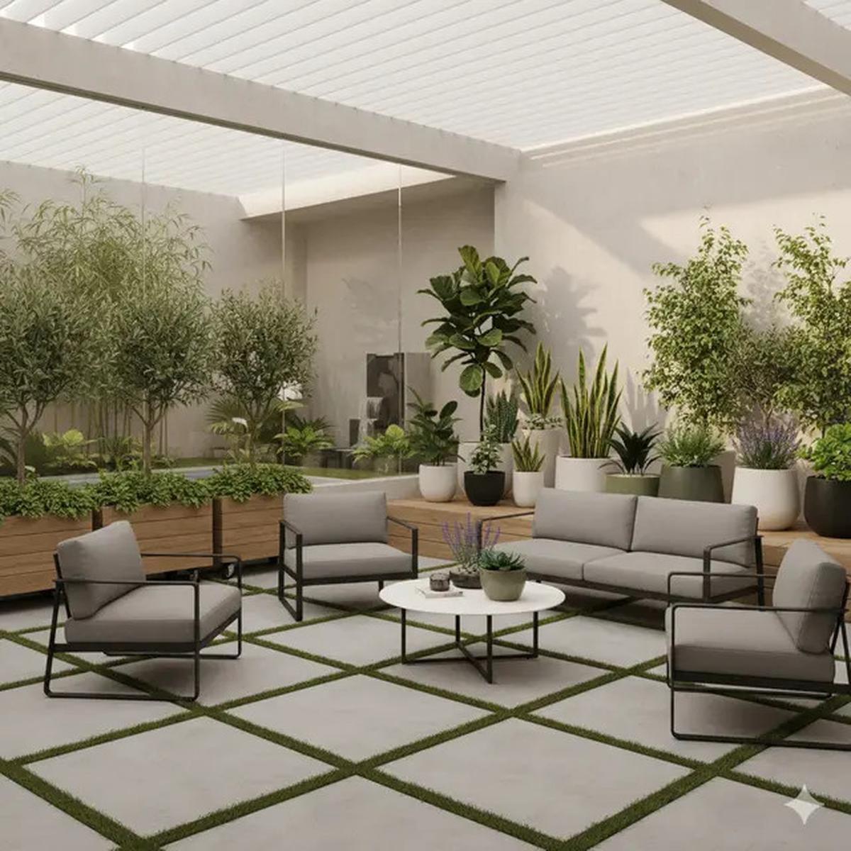 7 Inspirasi Desain Teras Jadi Taman Mini yang Menyegarkan dan Asri