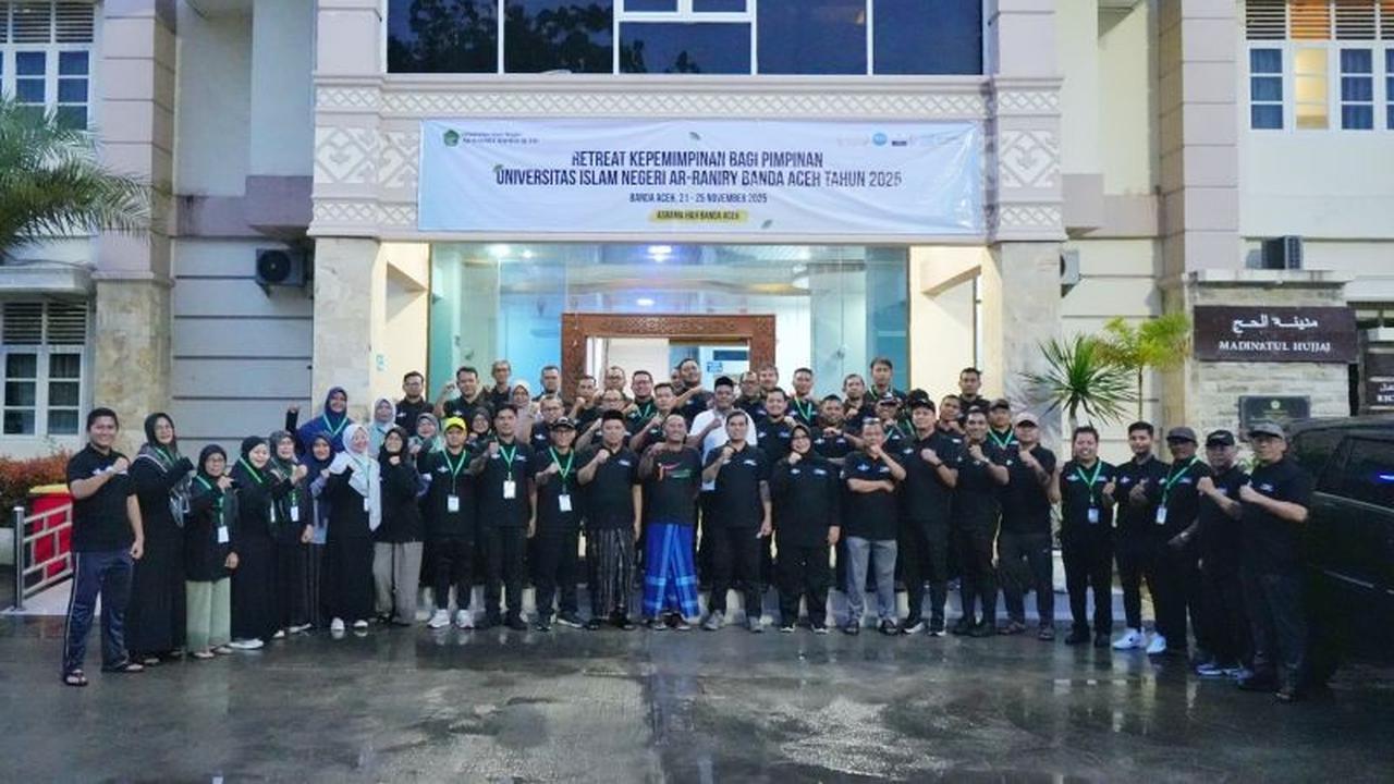 UIN Ar-Raniry Perkuat Karakter Pejabat Lewat Retret Kepemimpinan, Siapkan Transformasi Pendidikan Tinggi