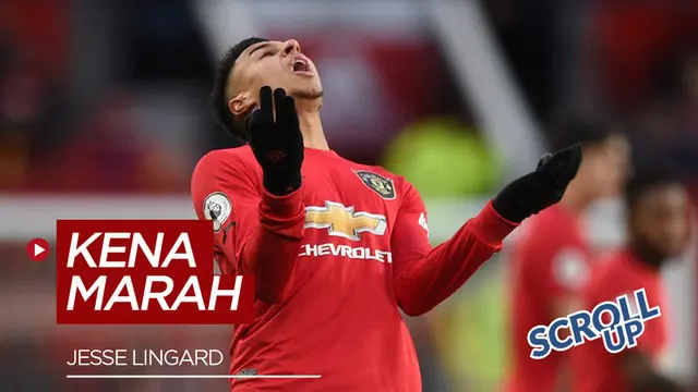 VIDEO: Manchester United Menang, Lingard Kena Marah