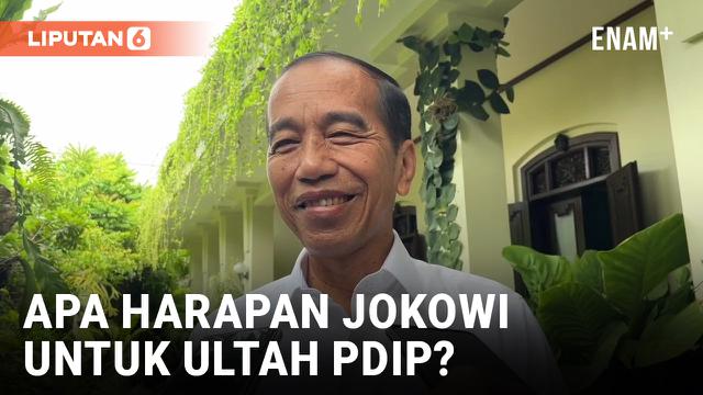 Jokowi Ucapkan Selamat Ulang Tahun ke PDIP
