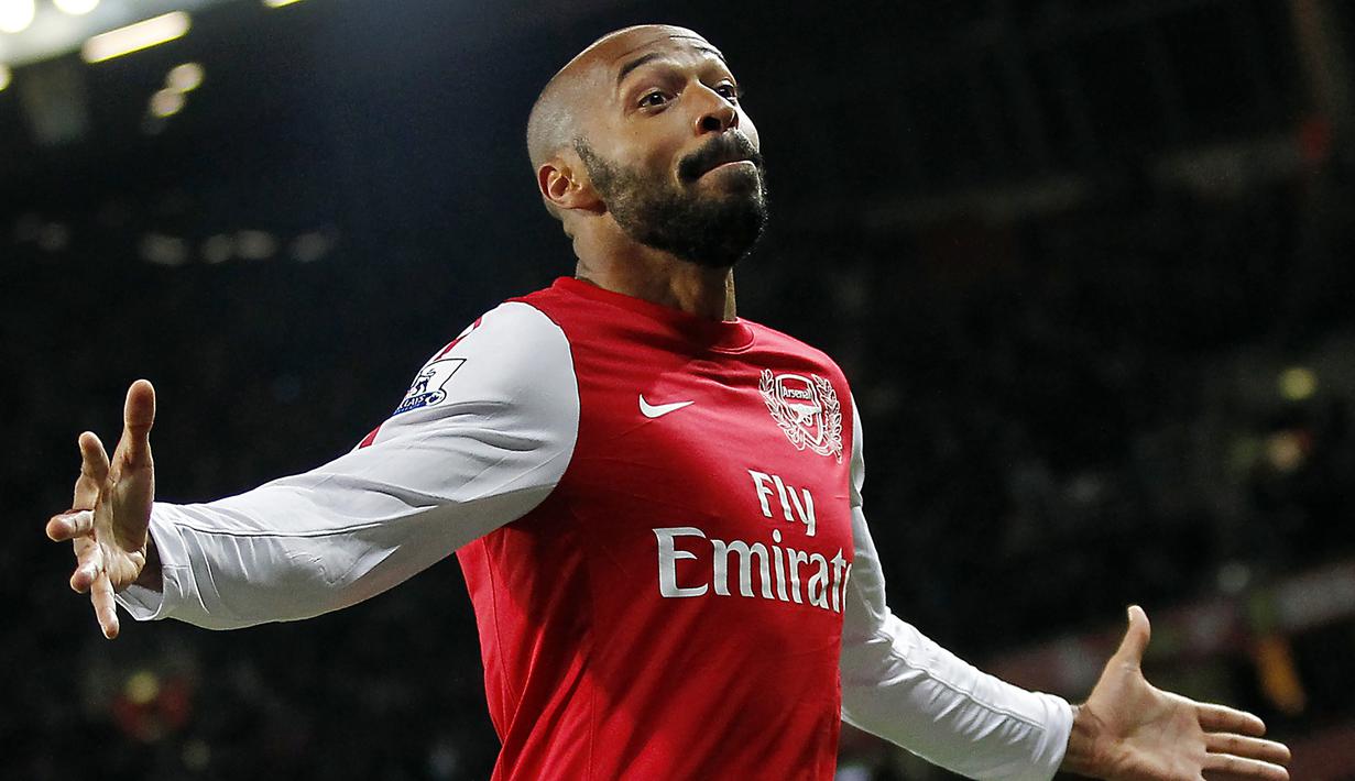 2. Thierry Henry (Prancis): 175 gol. (AFP/Ian Kington)