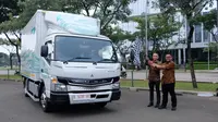 KTB Melanjutkan Pengujian Truk Listrik eCanter di Indonesia (Ist)