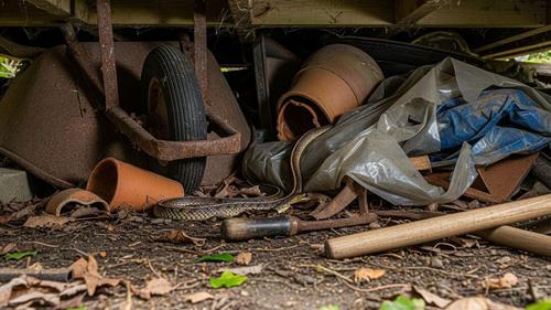 Lokasi Favorit Ular Membuat Sarang di Kebun