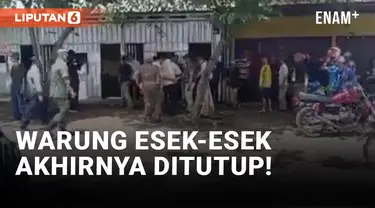 Jadi Sarang Esek-esek, Sejumlah Warung di Ponorogo Ditutup Warga