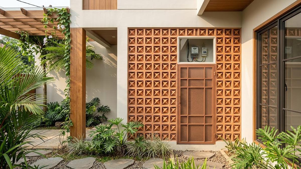 6 Ide Menata Area Meteran Listrik agar Lebih Rapi, Fasad Rumah Terlihat Bersih dan Estetis