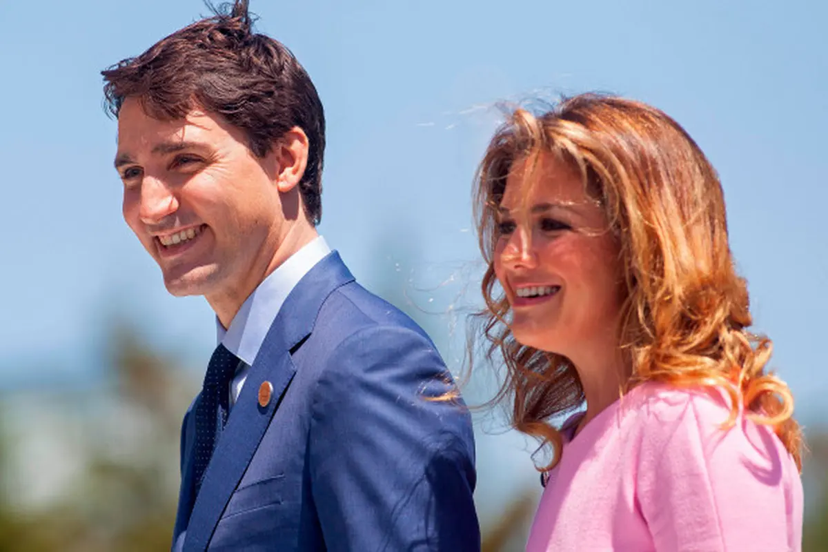 PM Kanada Justin Trudeau beserta istri Sophie Gregoire Trudeau.