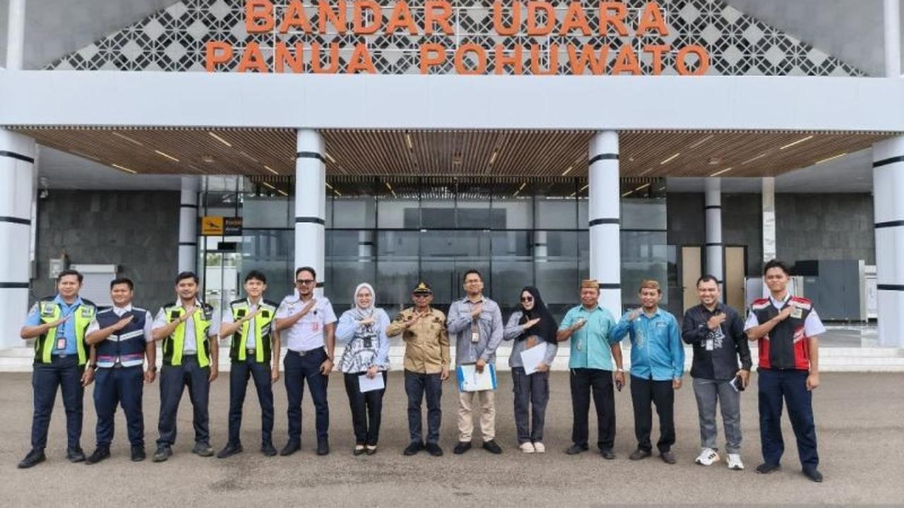 Ombudsman RI Gorontalo Pantau Kesiapan Bandara Panua dan Pelabuhan Marisa Jelang Mudik Lebaran 2026