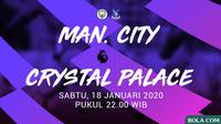 Premier League - Manchester City Vs Crystal Palace (Bola.com/Adreanus Titus)