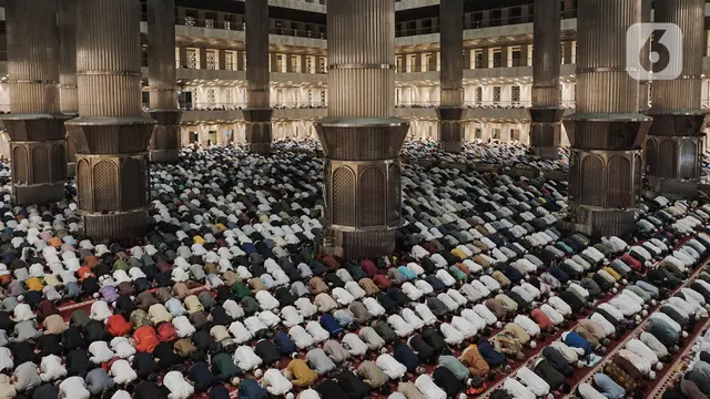 Malam 25 Ramadan, Ribuan Jamaah Khusyuk Menjemput Lailatul Qadar di Masjid Istiqlal