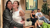 7 Potret Bimbim Slank dan Reny Rayakan 25 Tahun Pernikahan, Dandan ala Pengantin