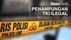 Petugas gabungan yang terdiri dari Ombudsman, BNP2TKI dan Bareskrim Polri menggerebek sebuah rumah di Pondok Gede, Kota Bekasi yang dijadikan tempat penampungan TKI ilegal, 