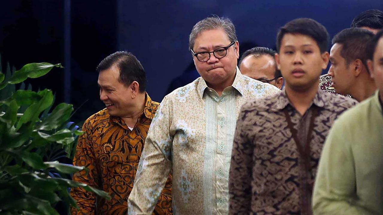 FOTO: Airlangga Hartarto Sambangi KPK Bahas Isu Tarif Dagang Indonesia AS