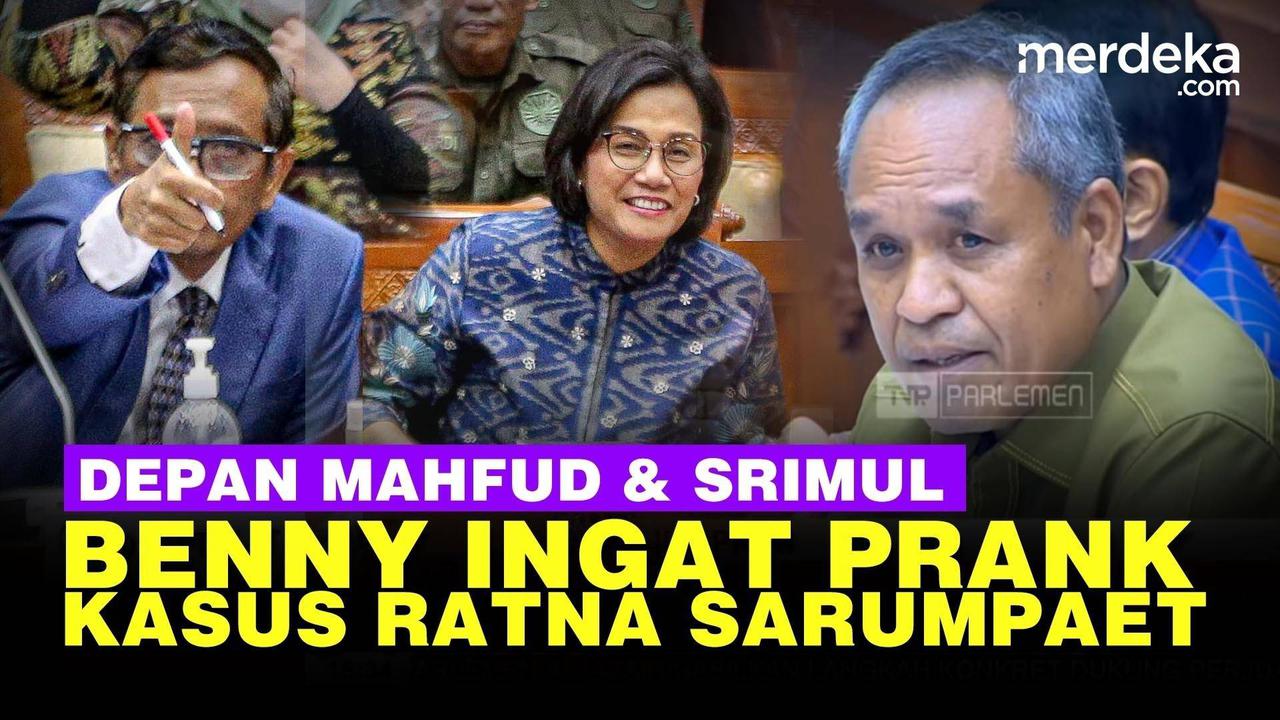 VIDEO: Benny K Harman Ingatkan Kasus Prank Ratna Sarumpaet Depan Mahfud & Sri Mulyani