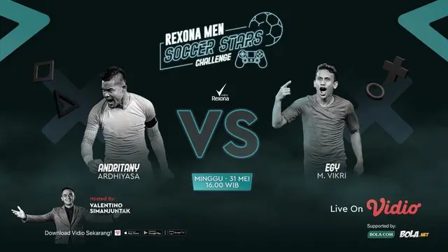 Berita Video Tak Terduga! Andritany Berhasil Kalahkan Egy Maulana Vikri di Rexona Men Soccer Stars Challenge