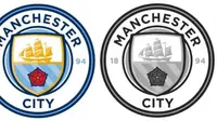 Klub asal Inggris, Manchester City, akan menggunakan logo baru pada laga Boxing Day melawan Sunderland, Sabtu (26/12/2015) malam WIB. (Manchester City)