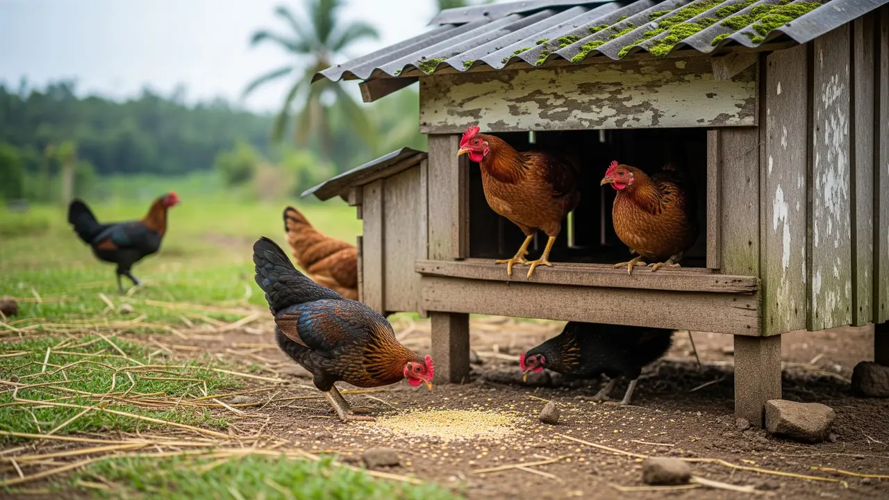 Ilustrasi Termak Ayam Kampung/Gemini AI