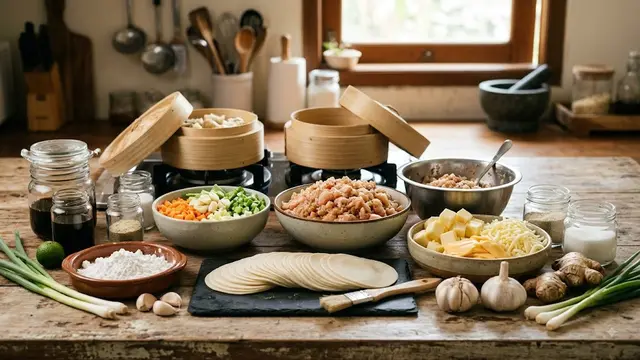 Bahan-Bahan Dimsum Keju Lumer