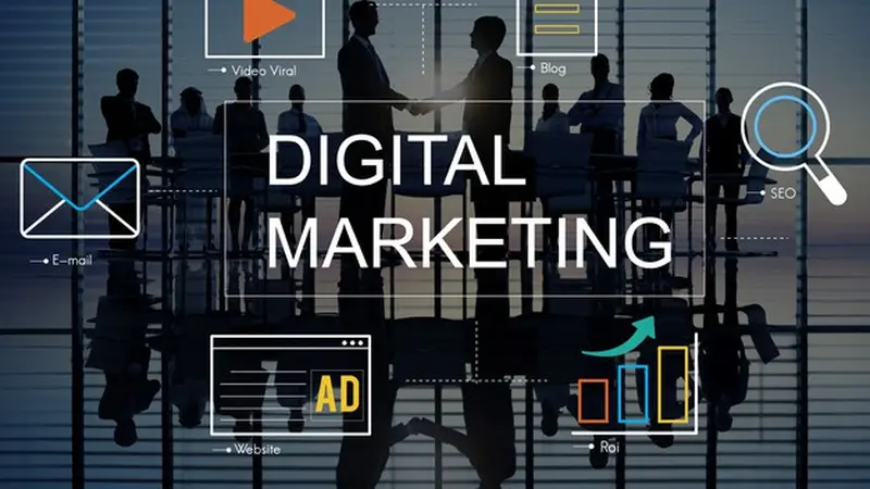Ilustrasi digital marketing