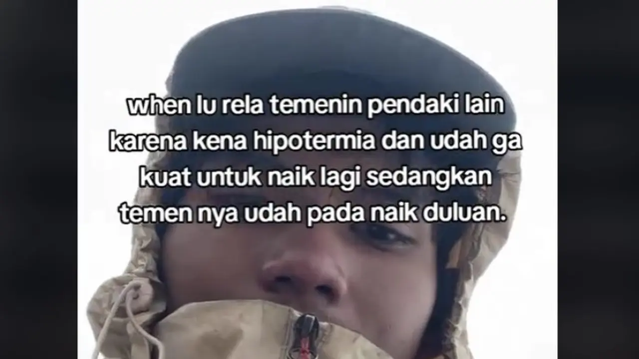 Viral Pria Rela Temani Pendaki Lain yang Ditinggal Temannya karena Alami Hipotermia