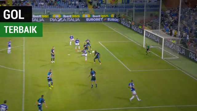 Berita video salah satu gol terbaik yang tercipta pada musim 2018-2019 ditorehkan striker Sampdoria, Fabio Quagliarella.